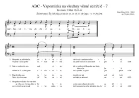 ABC - Vzpomínka na všechny věrné zemřelé - 7