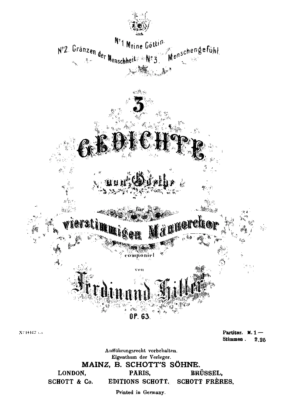 3 Gedichte - Page 1
