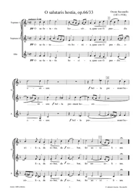 O salutaris hostia, op. 66/33