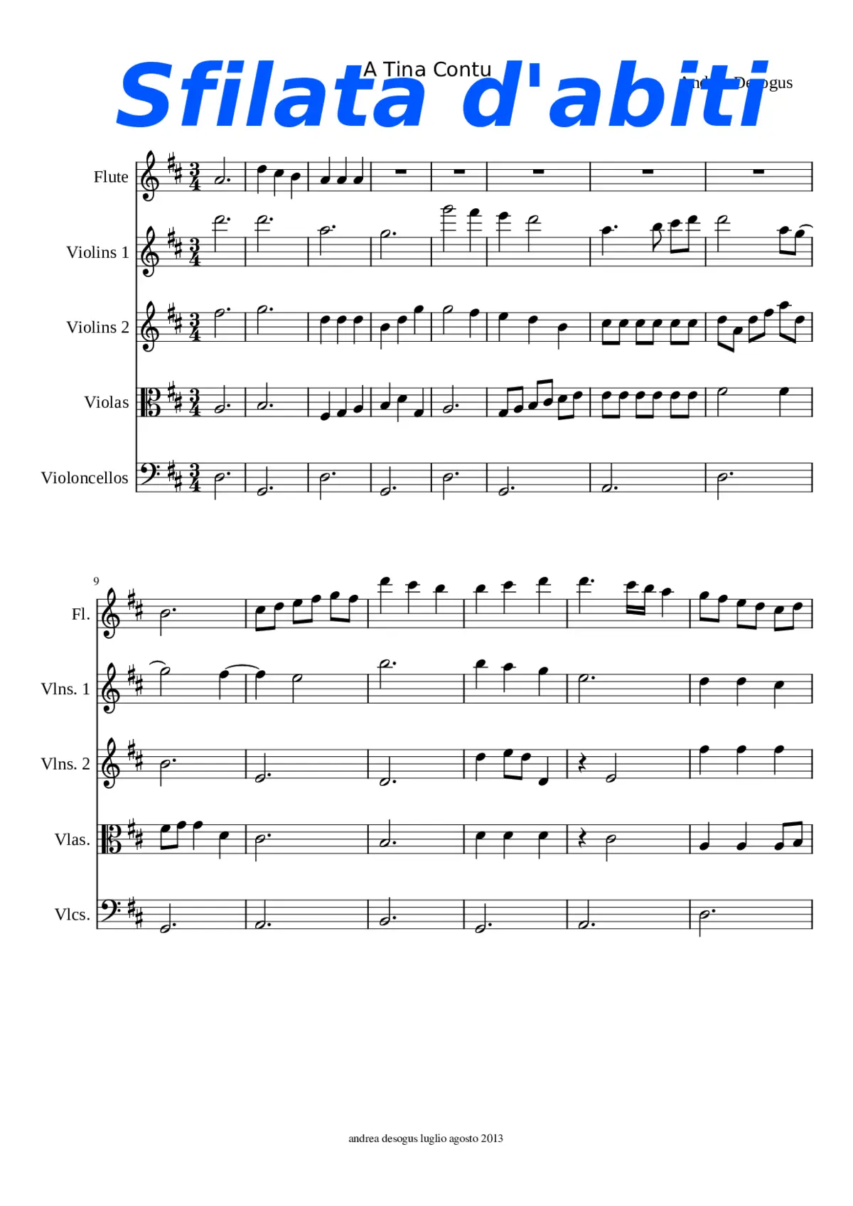 Sfilata d'abiti - Page 1