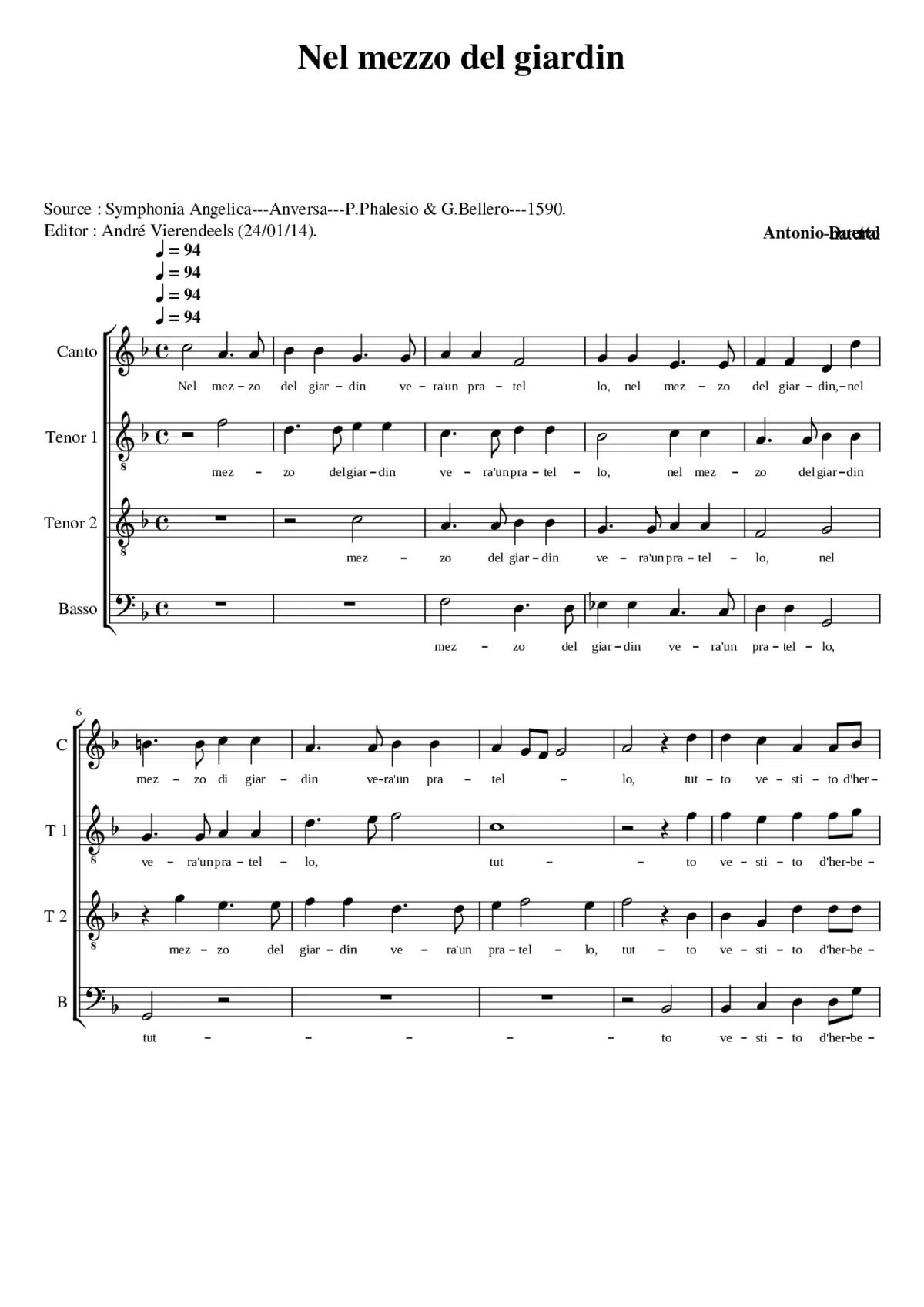 Nel mezzo del giardin - Page 1