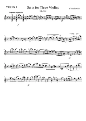 Suite for 3 Violins Op.133