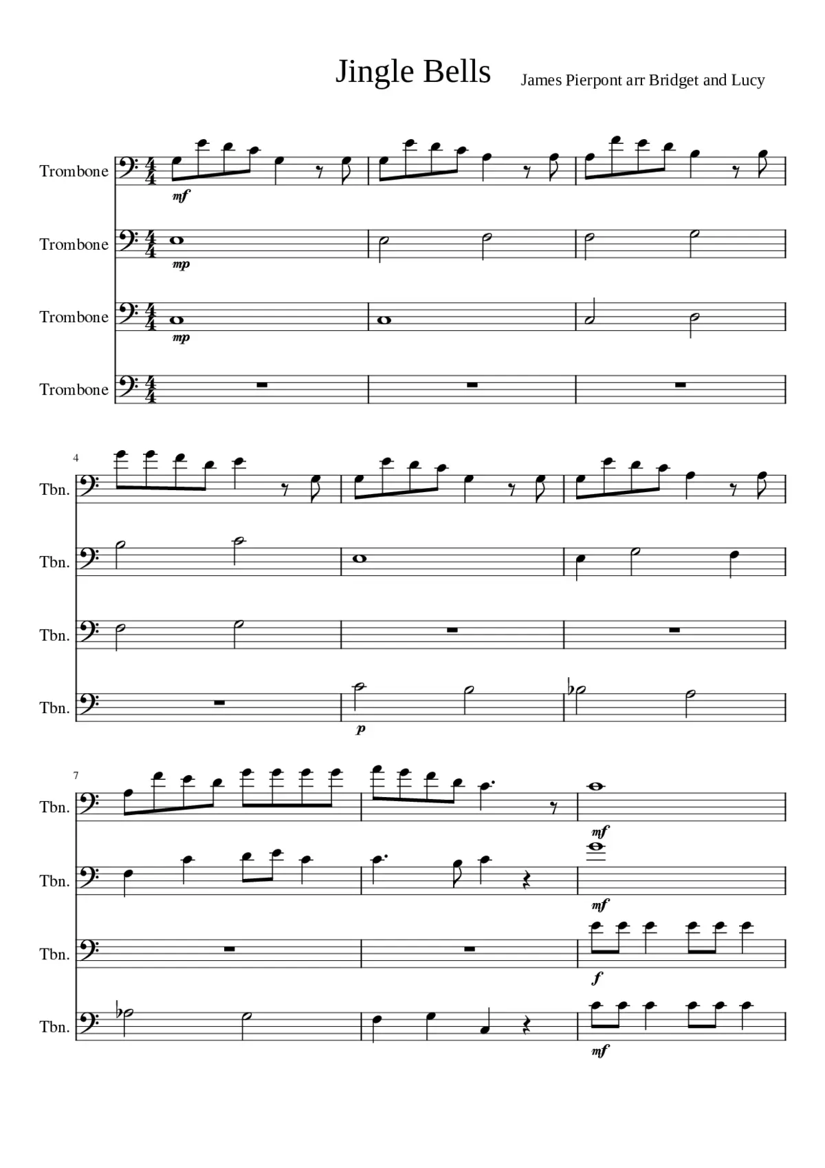 Jingle Bells - Page 1