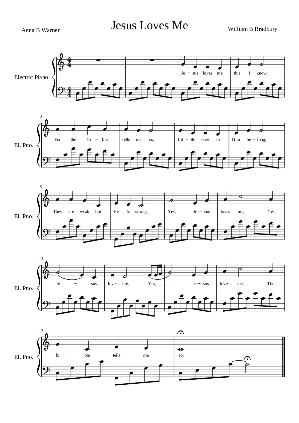 Jesus Loves Me - Page 1