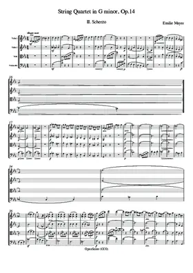 String Quartet in G minor, Op.14