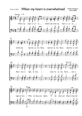 When my heart is overwhelmed