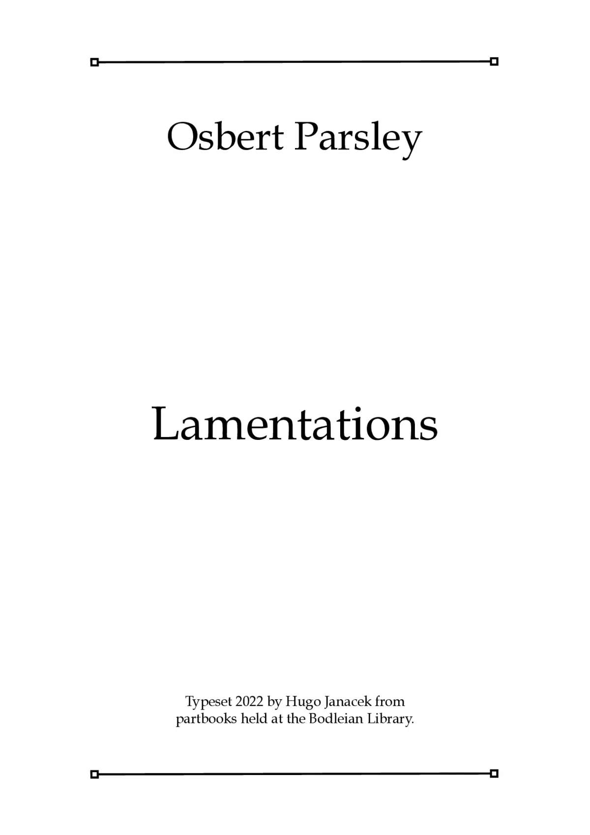 Lamentations - Page 1
