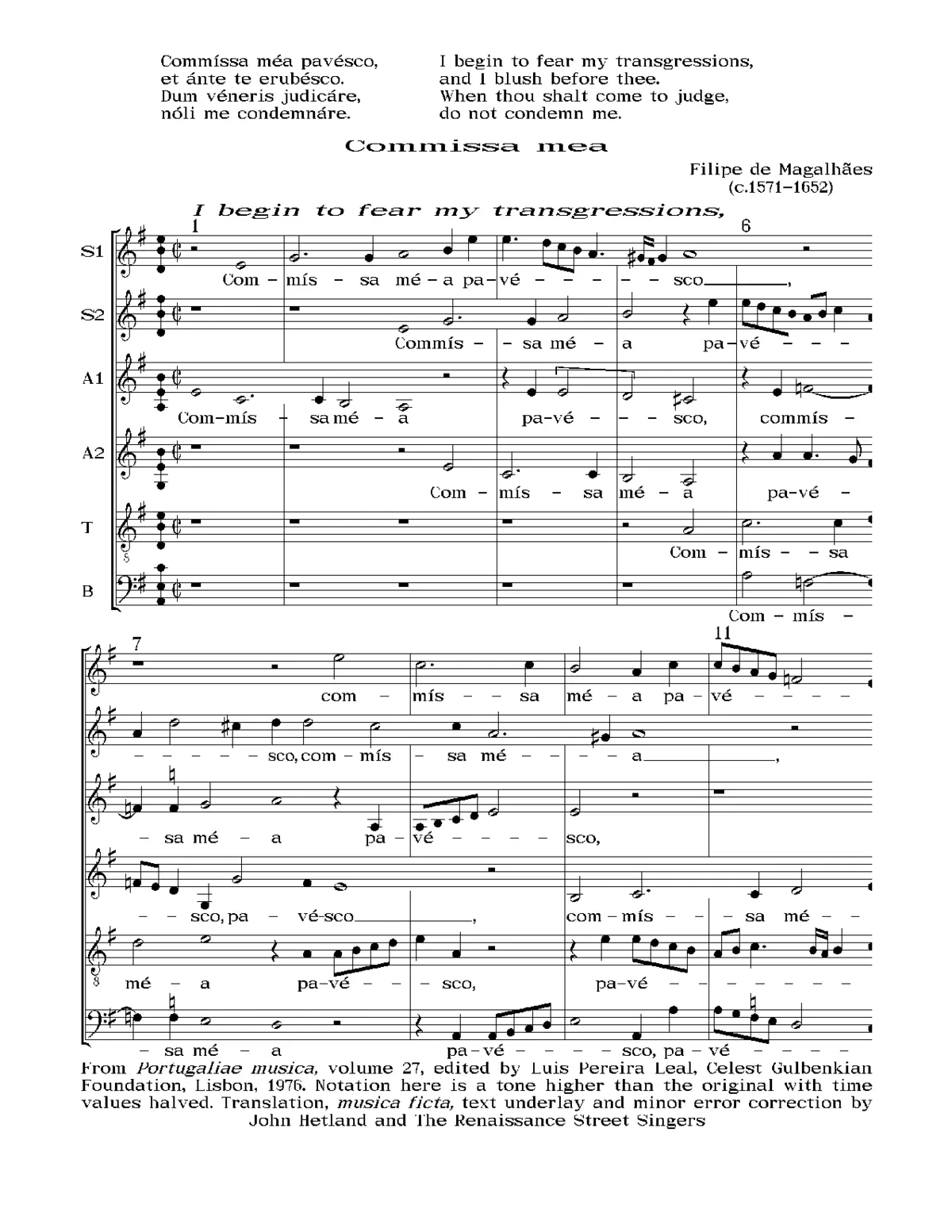 Commissa mea - Page 1
