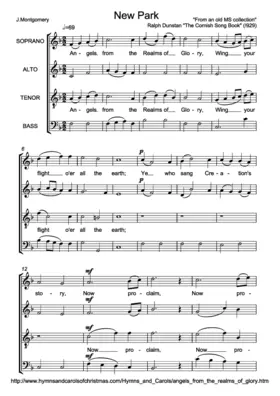 Angels from the realms of glory (New Park)