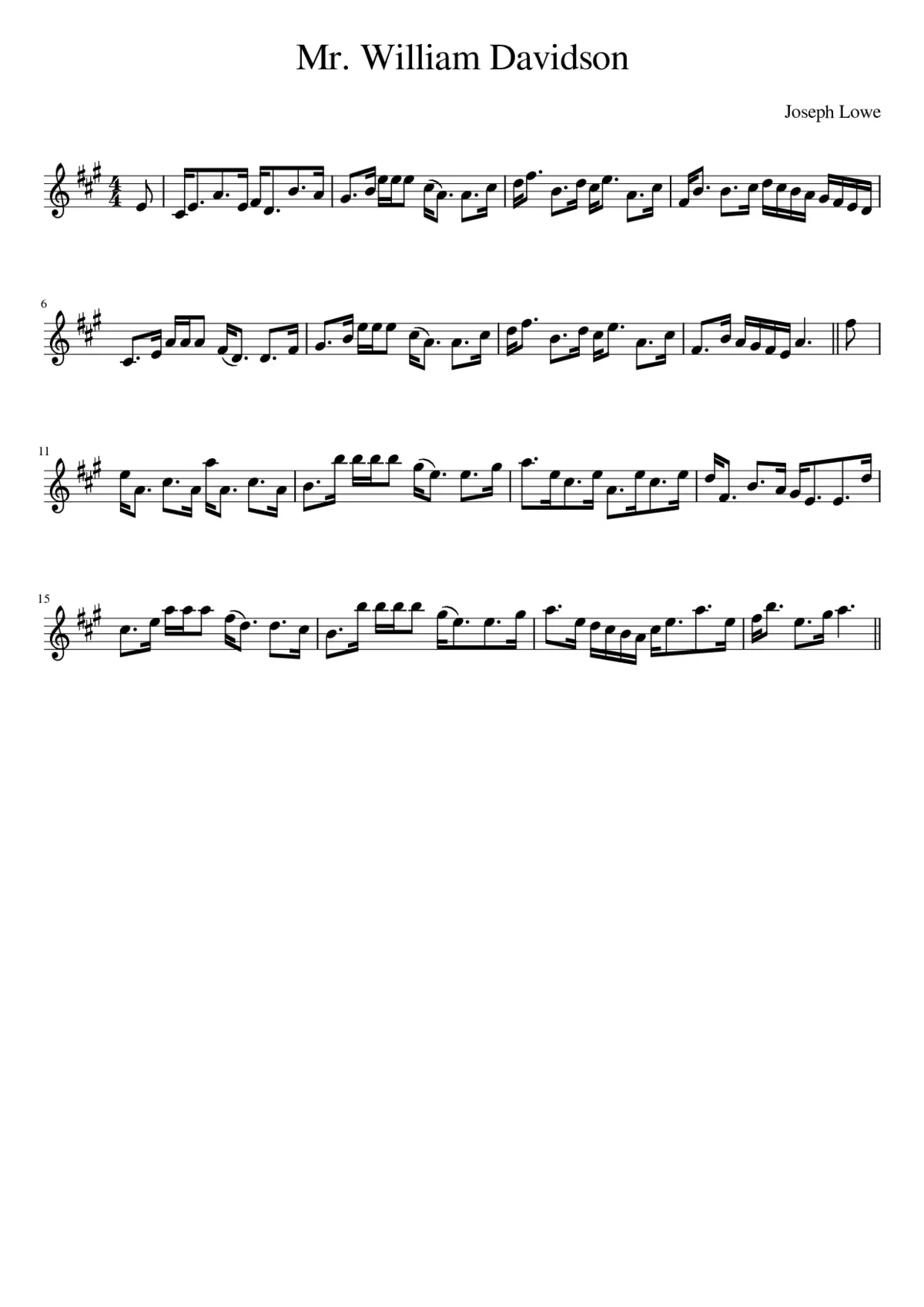 Mr. William Davidson - Page 1