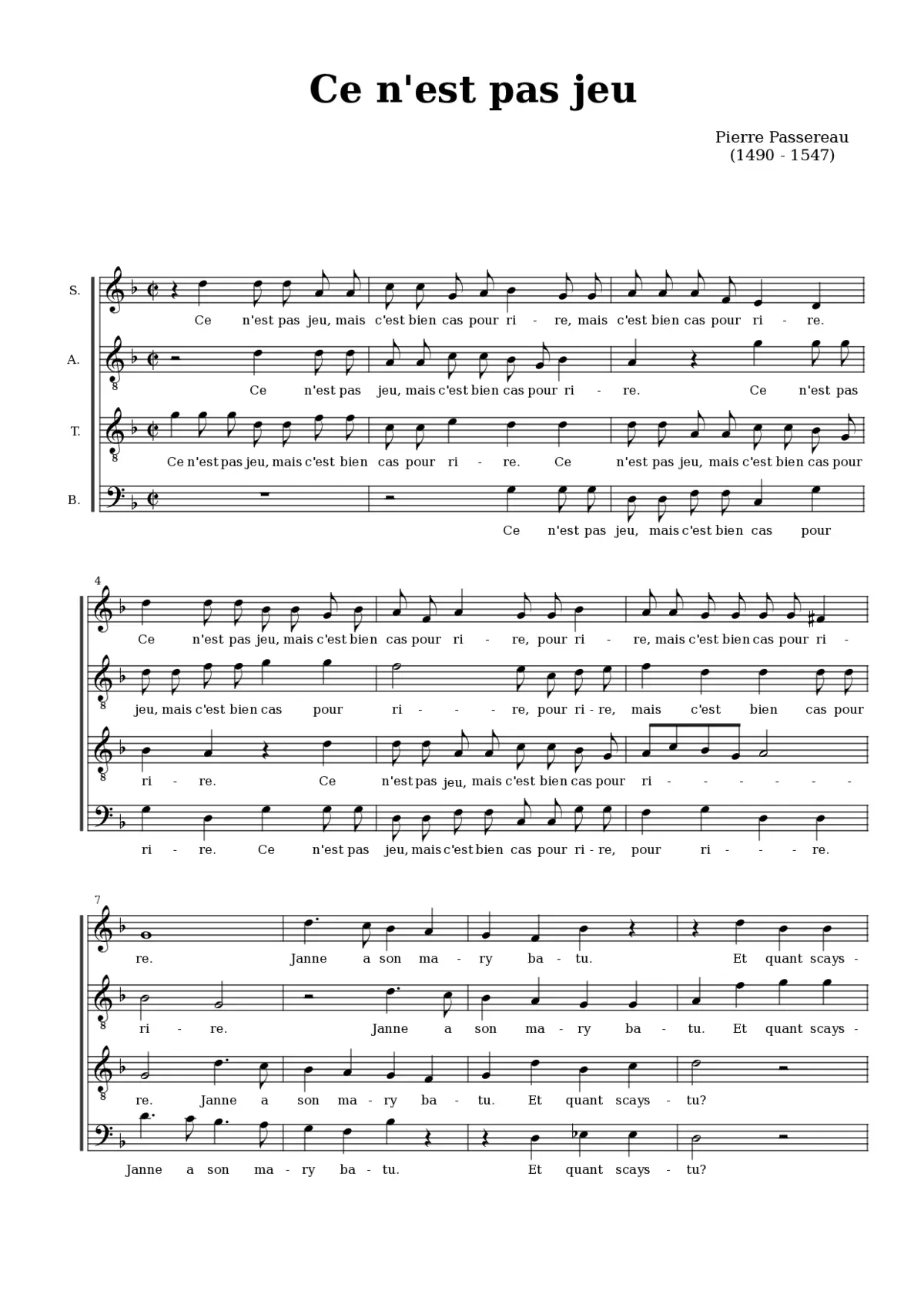 Ce n'est pas jeu - Page 1