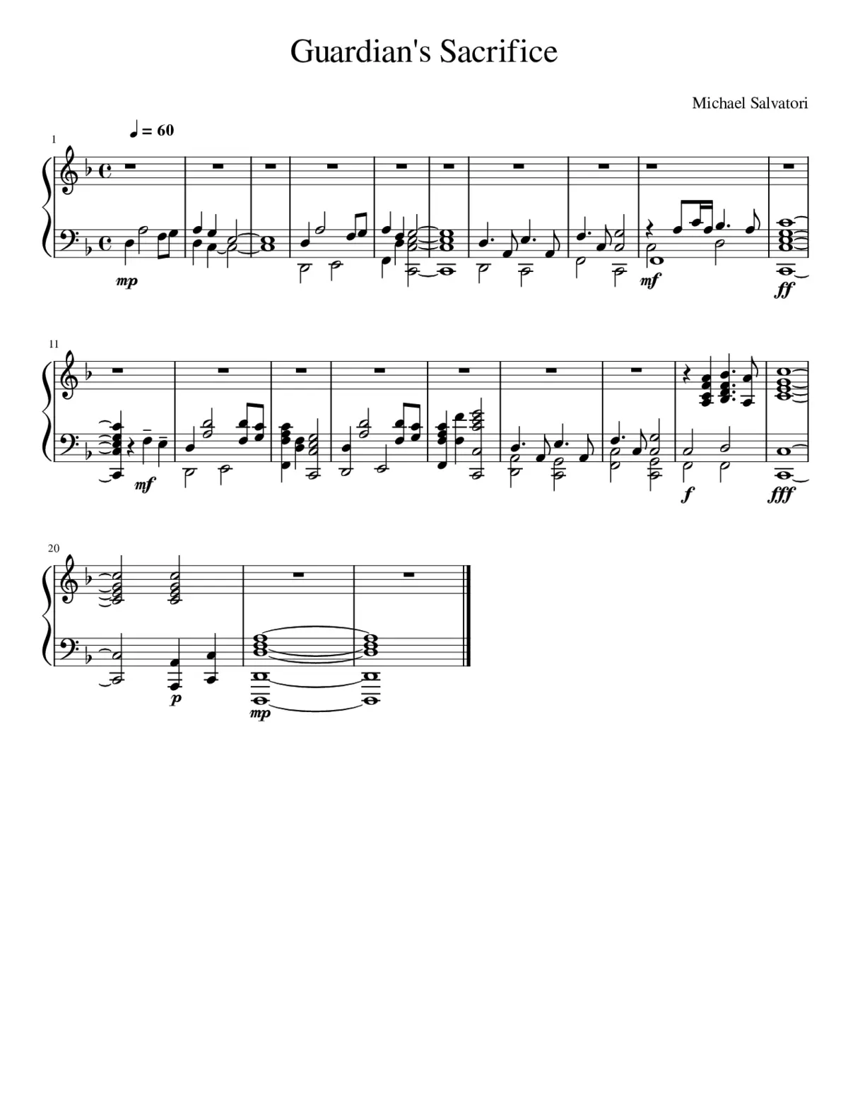 Guardian's Sacrifice - Page 1