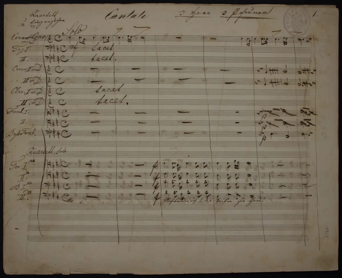 Mayer Cantata - Page 1