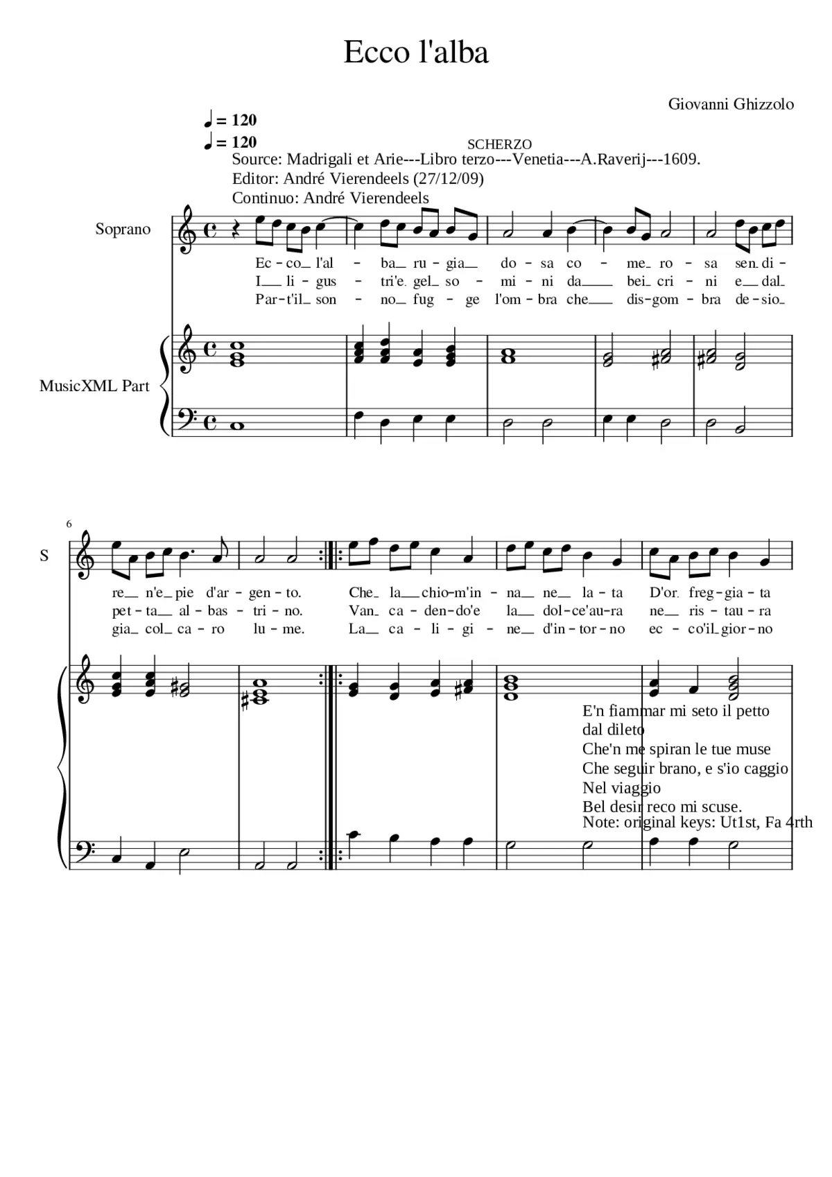 Ecco l'alba - Page 1