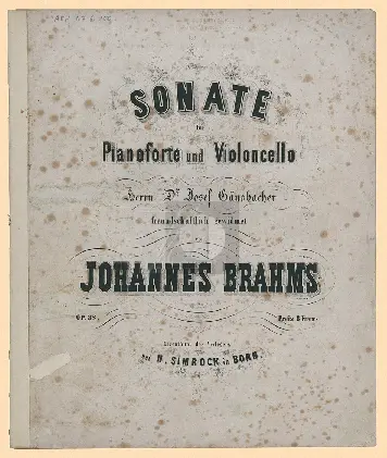 Cello Sonata No.1 - Page 1