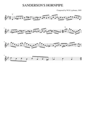 SANDERSON'S HORNPIPE