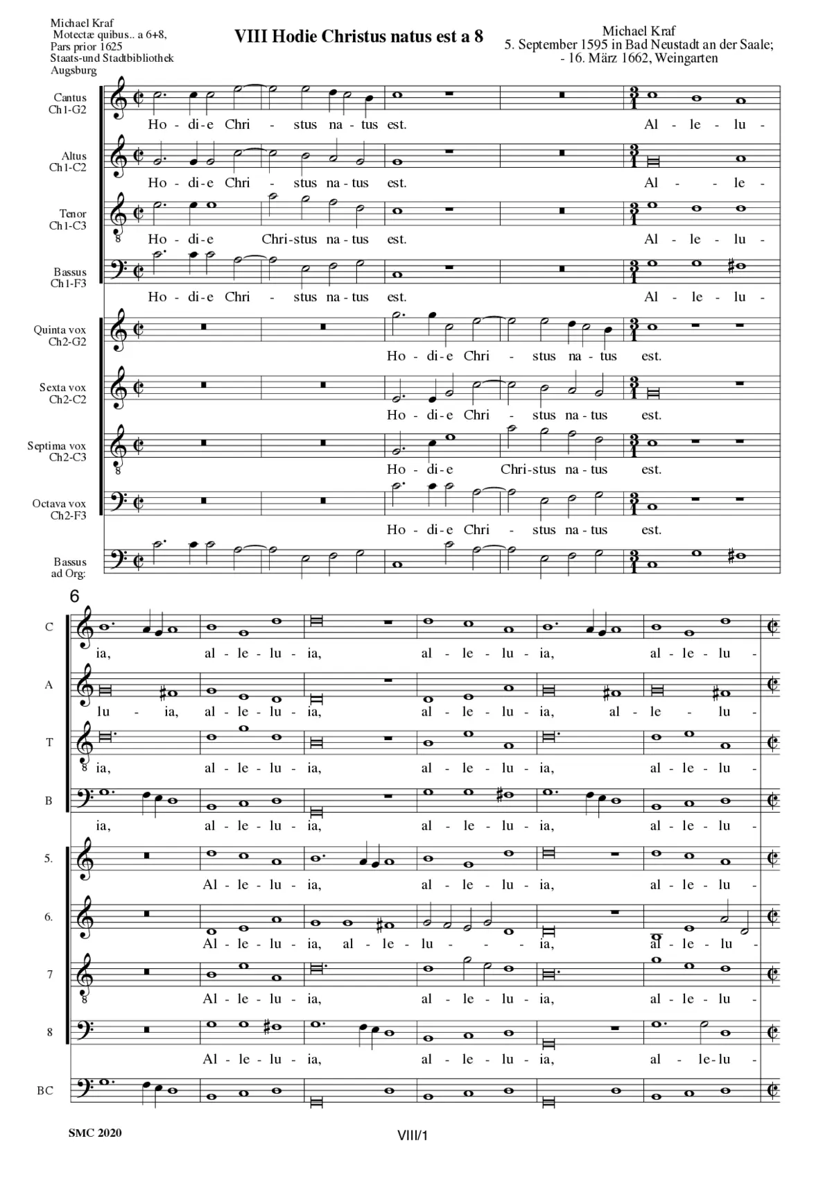 Hodie Christus natus est - Page 1
