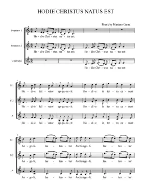 Hodie Christus natus est III