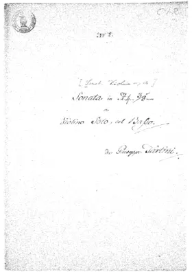 Violin Sonata in A minor