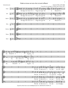 Onde avviene, cor mio