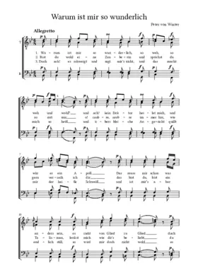 Warum ist mir so wunderlich