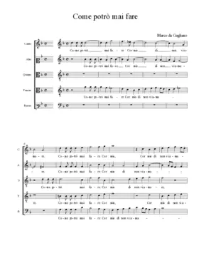 Come potrò mai fare