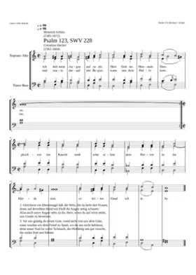 Ich heb mein Augen auf zu dir SWV 228