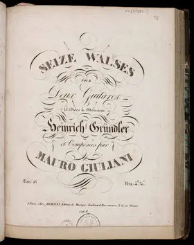 16 Walses pour deux Guitares