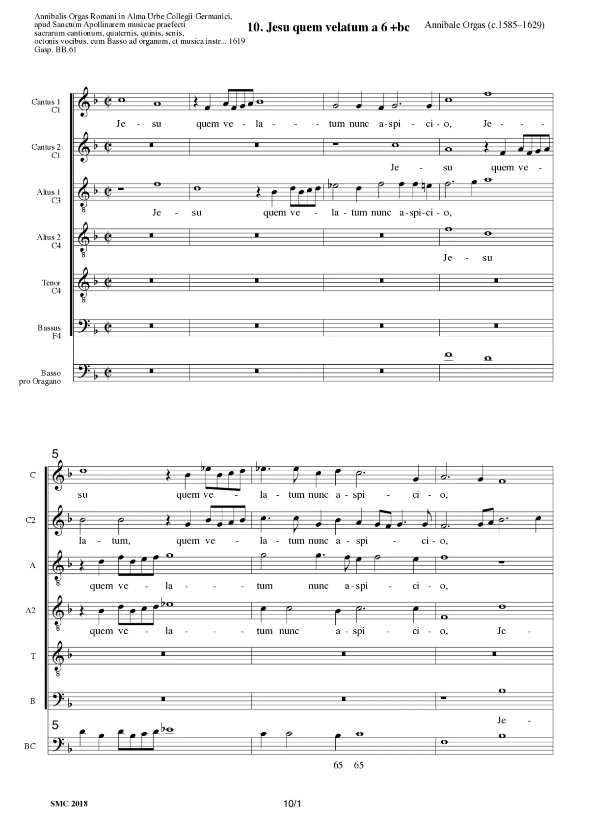 Jesu quem velatum - Page 1