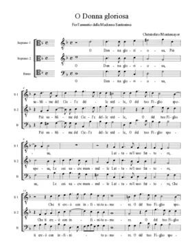 O Donna gloriosa
