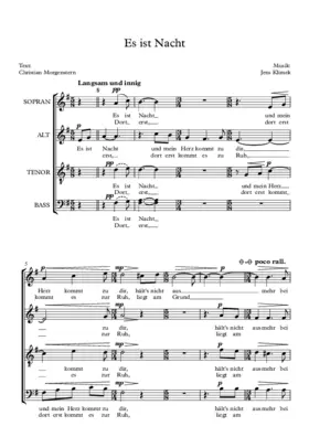 Es ist Nacht
