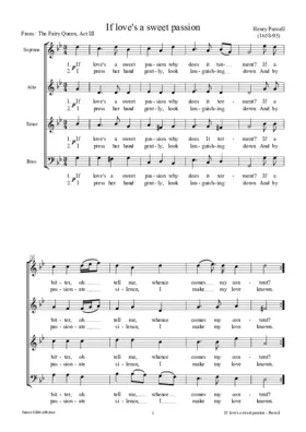 If love's a sweet passion, Z 629/17