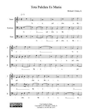 Tota pulchra es Maria