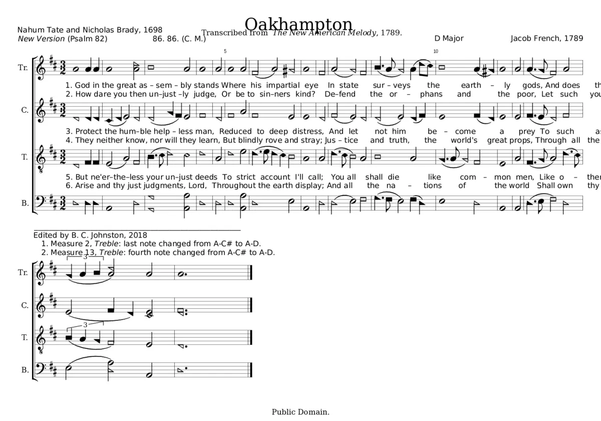 Oakhampton - Jacob French - Page 1