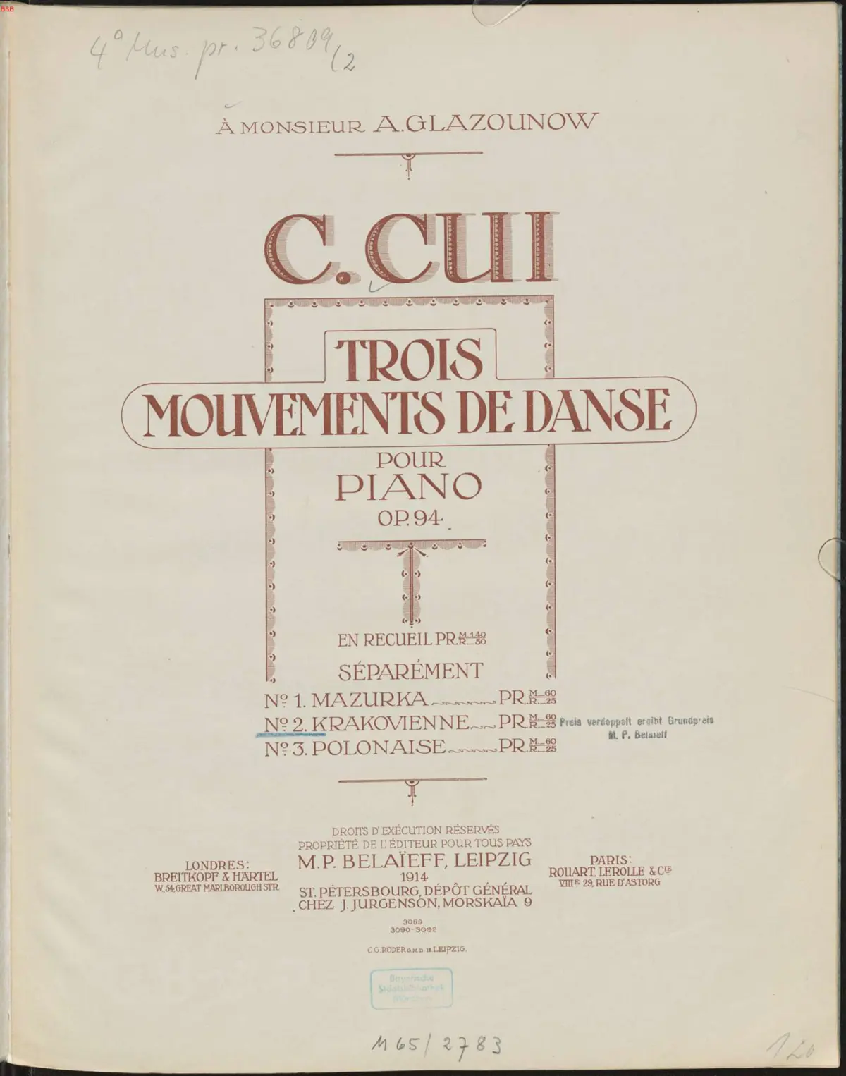 3 Mouvements de danse - Page 1