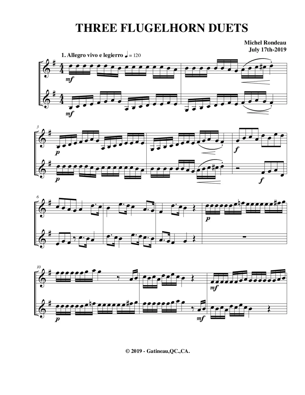 Flugelhorn Duets - Page 1
