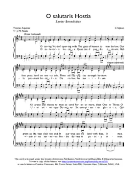 O Salutaris (Exeter Benediction)
