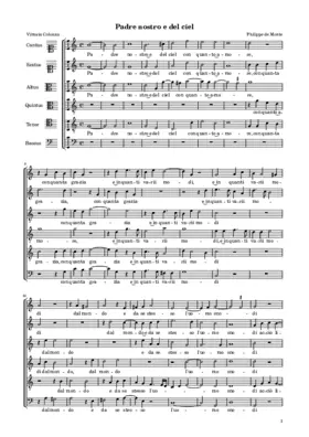 Padre nostro e del ciel