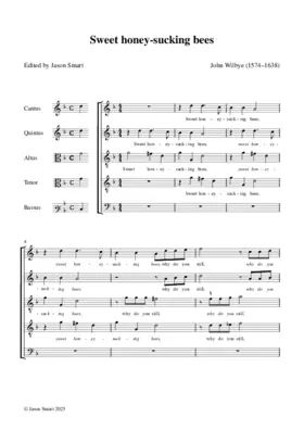 Sweet honey-sucking bees