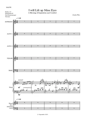 I will lift up mine eyes