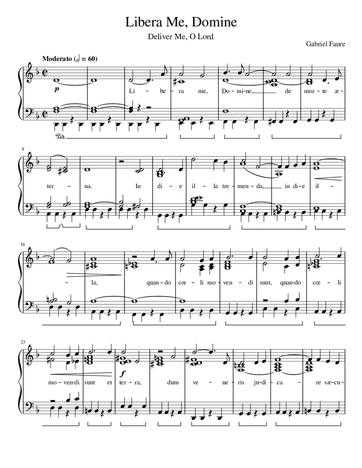 Libera me Domine - Page 1