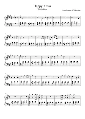 happy xmas war is over