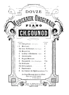 Douze morceaux originaux pour piano