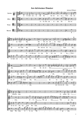 Ave dulcissime Domine