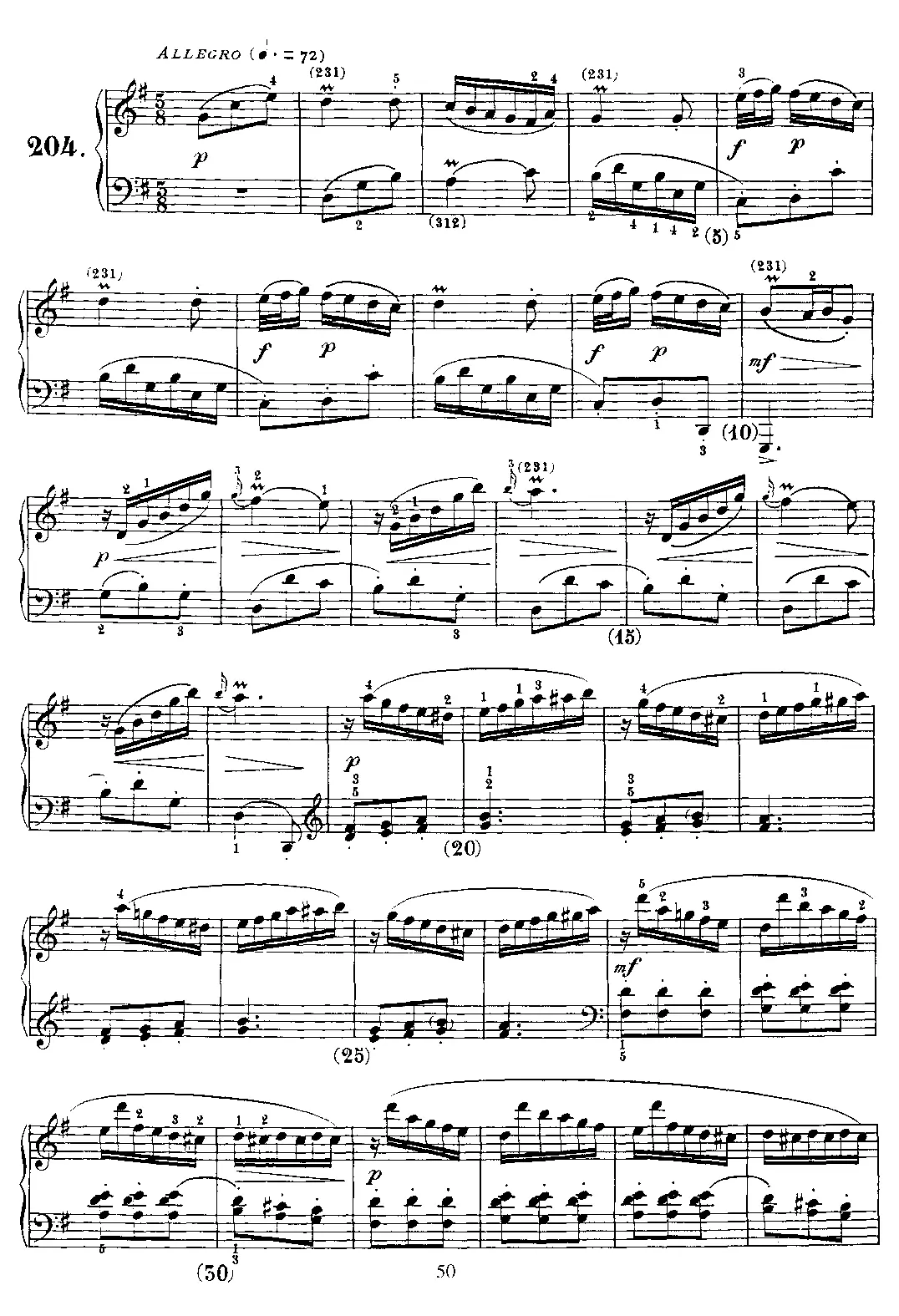 Keyboard Sonata in G major - Page 1