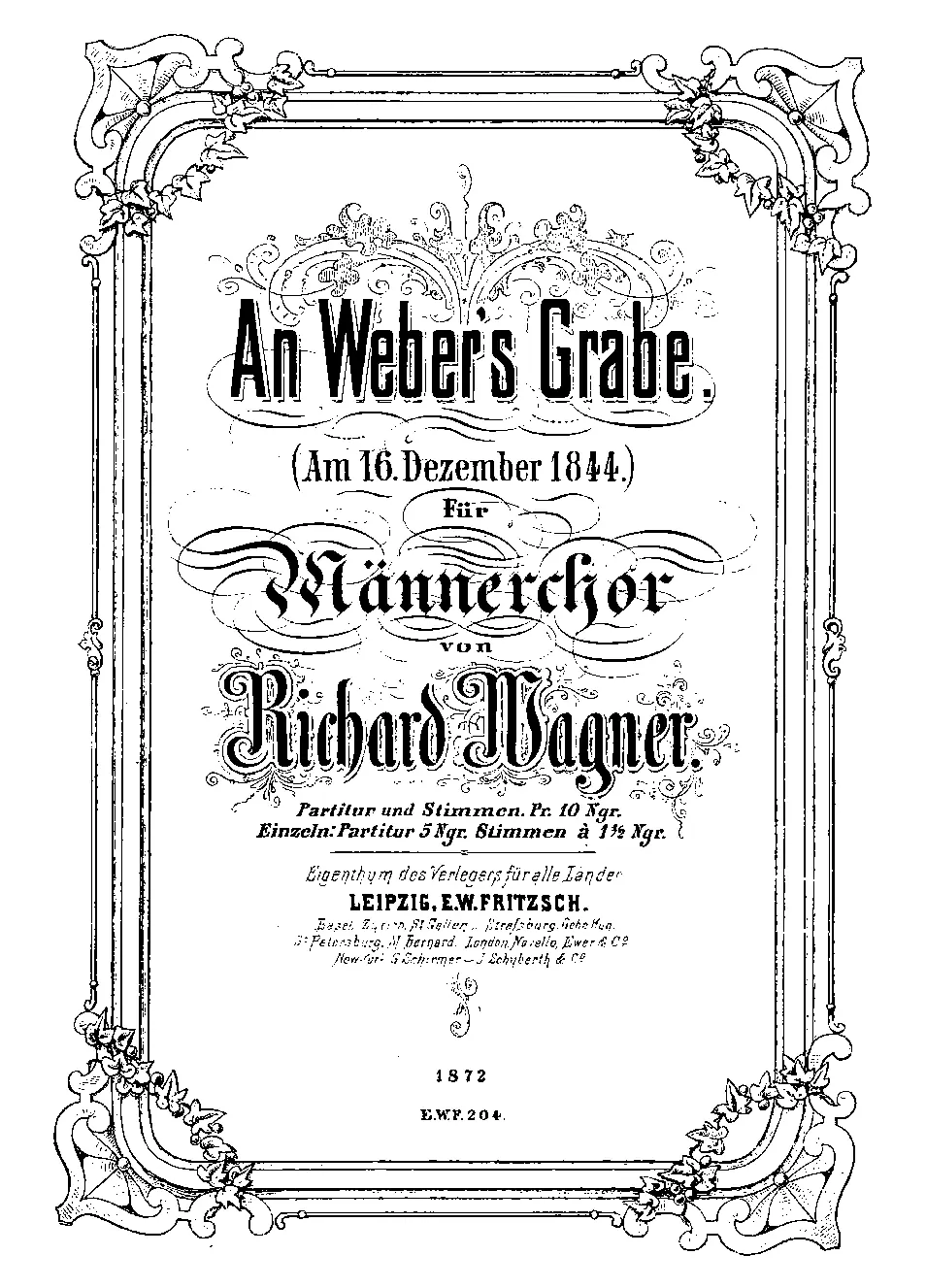 An Weber's Grabe - Page 1