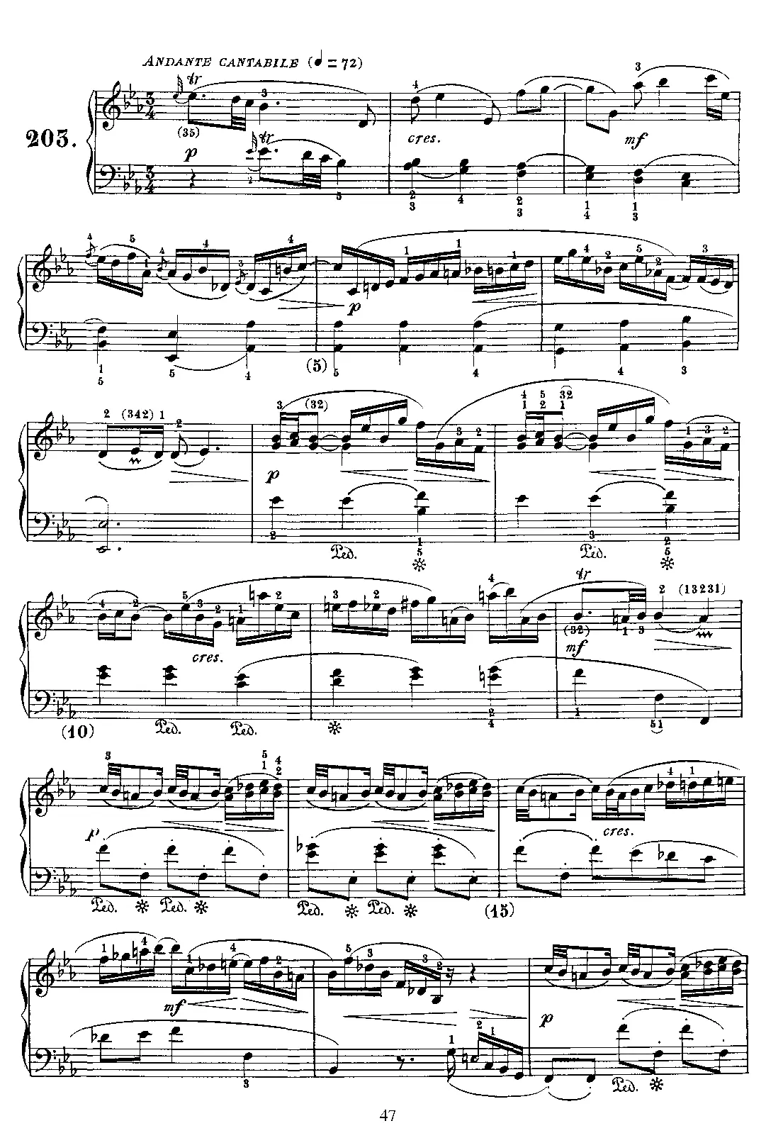 Keyboard Sonata in E-flat major - Page 1