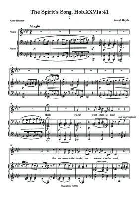The Spirit’s Song, Hob.XXVIa:41