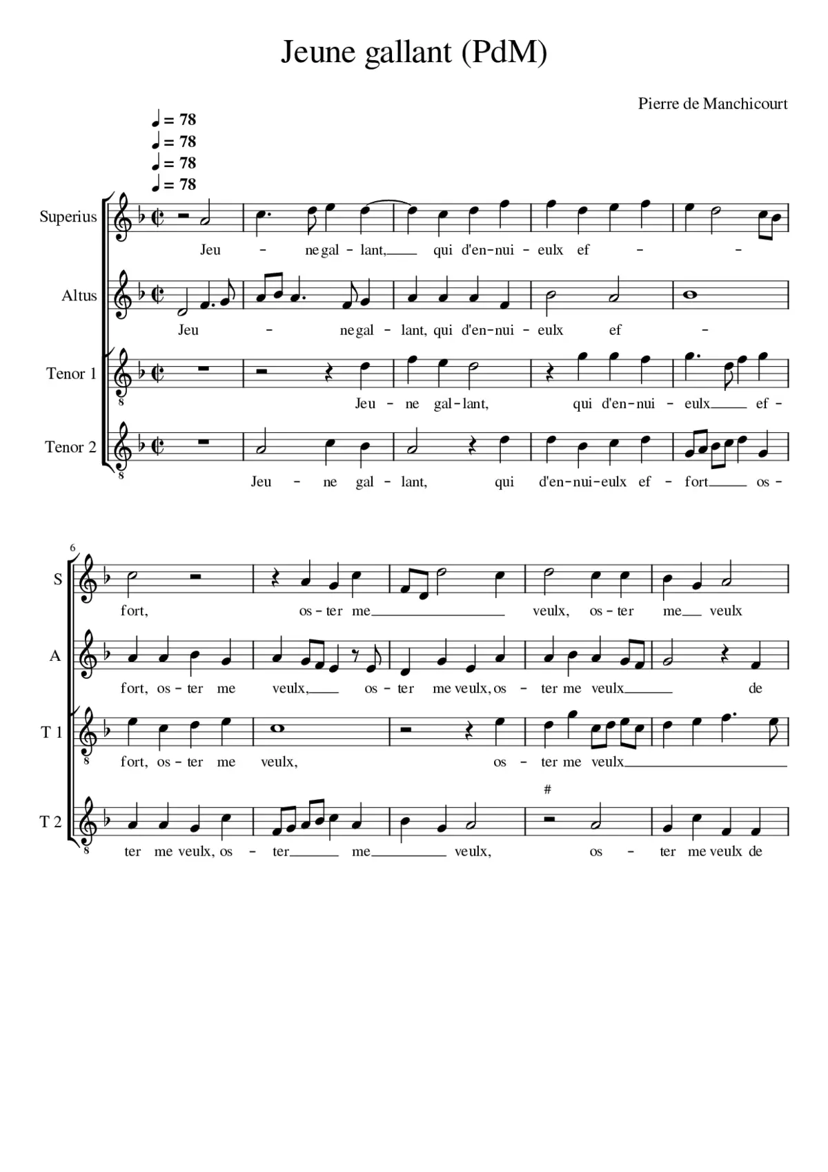 Jeune gallant - Page 1