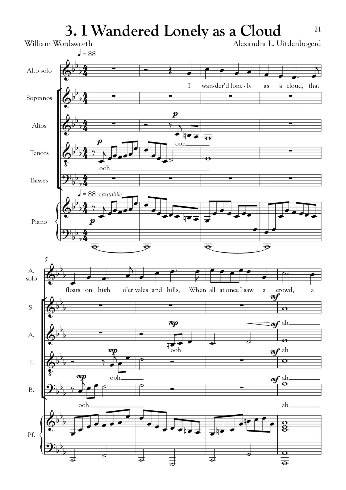 I wandered lonely as a cloud - Page 1